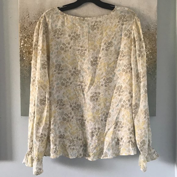 Lucky Brand Floral Blouse (NWT) - Picture 2 of 11
